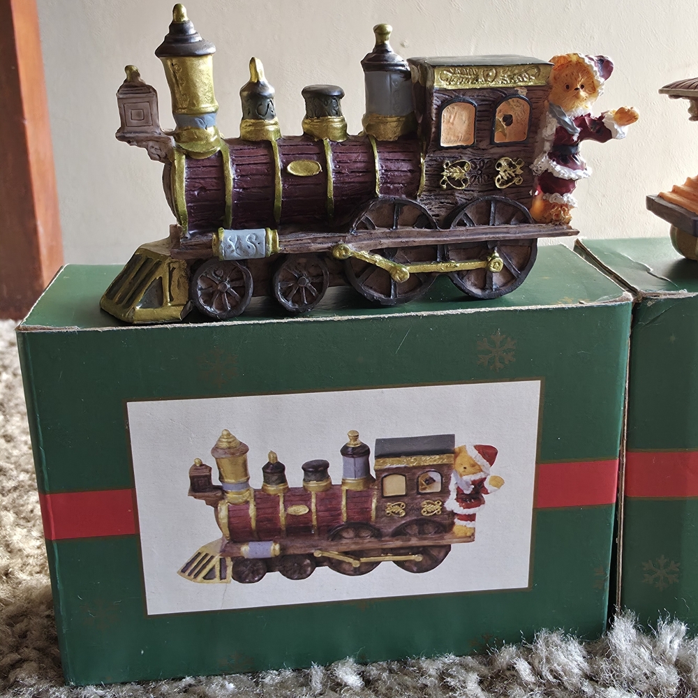 Festive Train Ornament Set - Picture 2 of 16